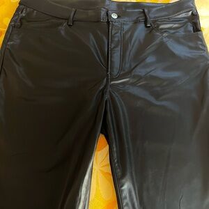 H&M Divided Black Faux Leather Pants
NWOT